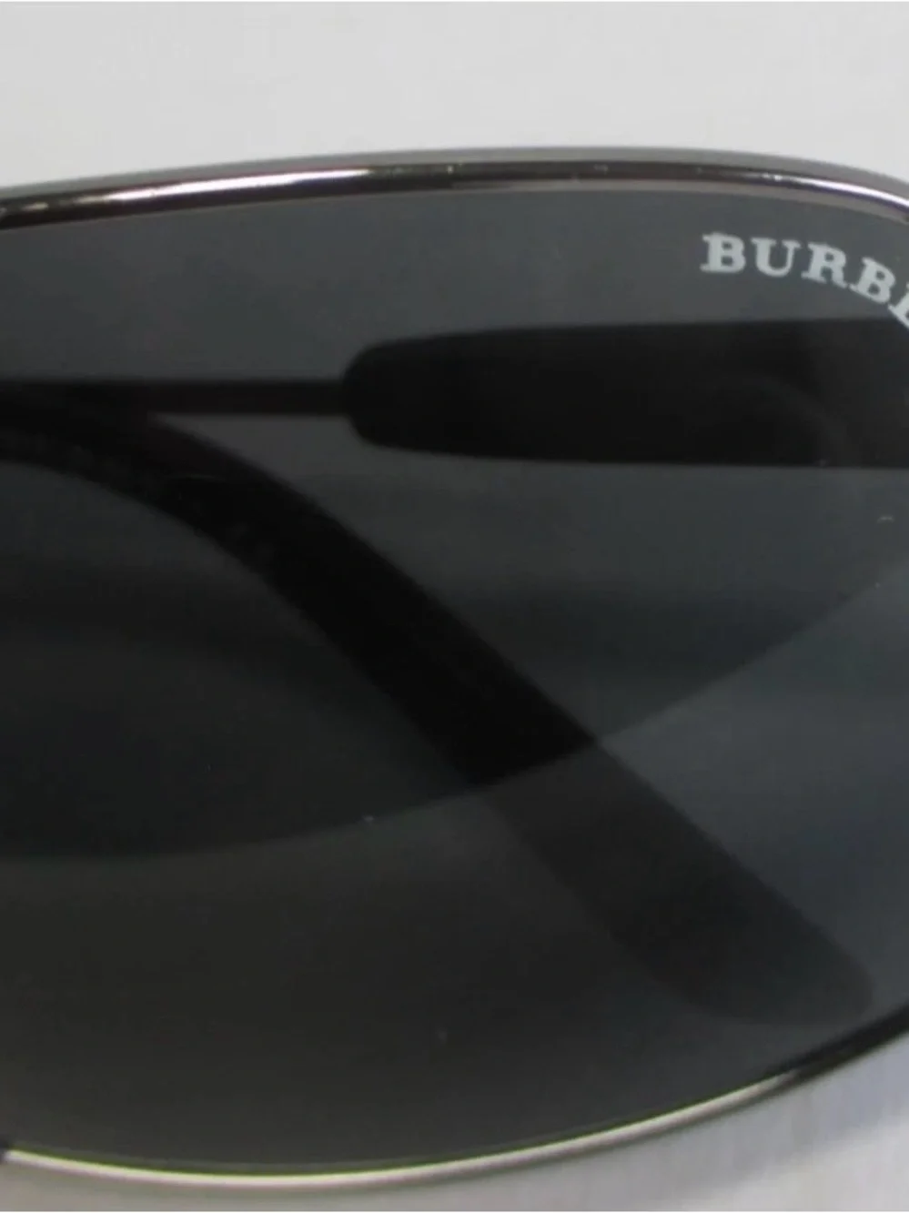 BURBERRY USED LIKE NEW 1003/87 Black Gunmetal 63/15 135 Aviator Sunglasses ✅️⭐️